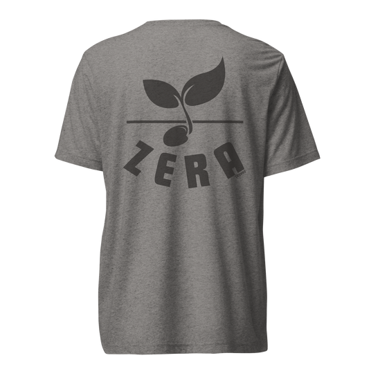 Terse Verse Christian Tee: Zera
Grey t-shirt with brown design/print on back that reads "Zera" and features a sprouting seed.
Men's Tee / Unisex
Mockup of back.