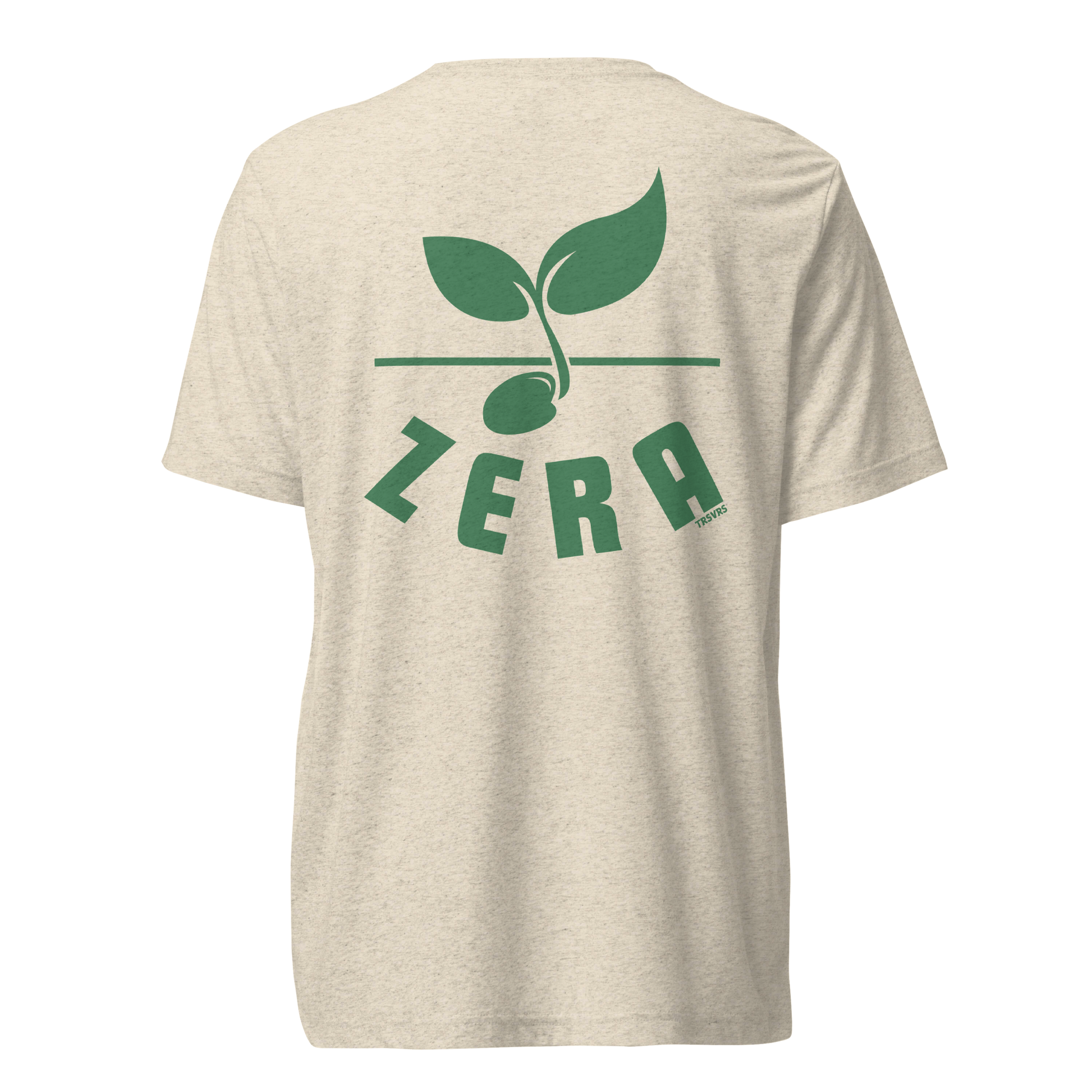 Terse Verse Christian Tee: Zera
Oatmeal t-shirt with green design/print on back that reads "Zera" and features a sprouting seed.
Men's Tee / Unisex
Mockup of back.