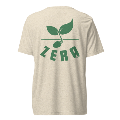 Terse Verse Christian Tee: Zera
Oatmeal t-shirt with green design/print on back that reads "Zera" and features a sprouting seed.
Men's Tee / Unisex
Mockup of back.